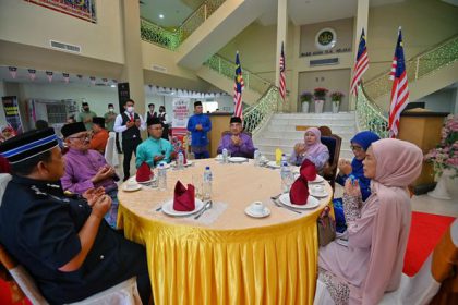 Bacaan doa makan di Majls Sambutan Raya JAIM