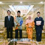 Kunjungan Hormat TYT Katsuhiko Takahashi, Duta Besar Jepun ke Malaysia bersama isteri Madam Takahashi Mami di Istana Melaka