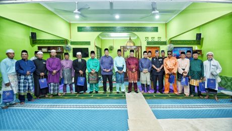 Solat Jumaat di Masjid Al Munzirin, Kampung Jus, Selandar, Jasin
