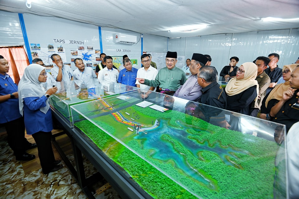 Lawatan Tapak ke Projek Pembinaan Takungan Air Pinggiran Sungai (TAPS) Sungai Jernih di Lubok China 2