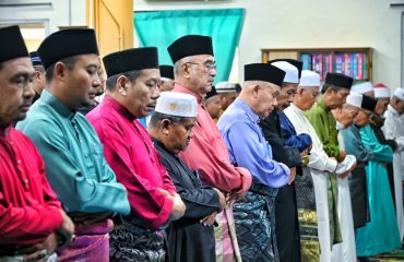 Solat Jumaat di Masjid An-Nur, Taman Maju, Jasin