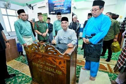 Solat Jumaat di Masjid As Salam, Tampoi, Cheng