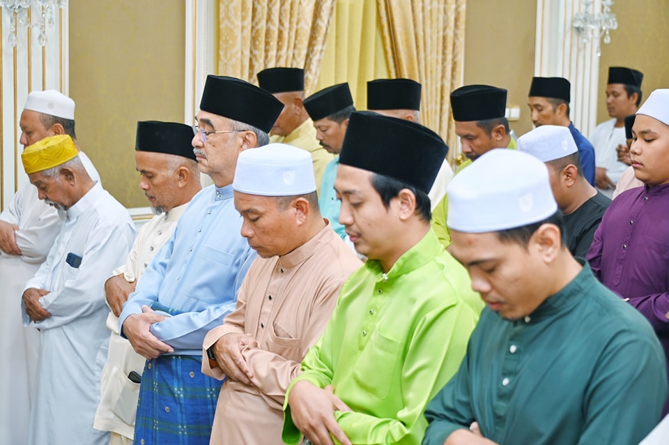 Majlis Solat Maghrib, Takbir Hari Raya Aidiladha 1445H & Solat Isyak di Surau Istana Melaka 2