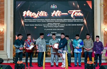 Majlis Hi-Tea sempena Pertandingan Pidato Rukun Negara Peringkat Kebangsaan Piala Pusingan Tuan Yang Terutama Yang di-Pertua Negeri Melaka