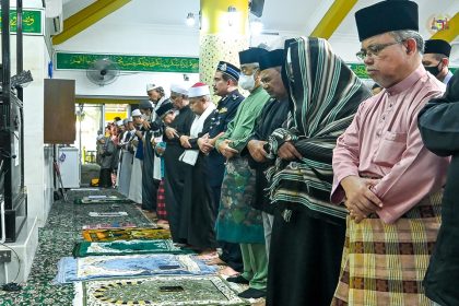 Solat Jumaat di Masjid Ubudiah, Ayer Keroh