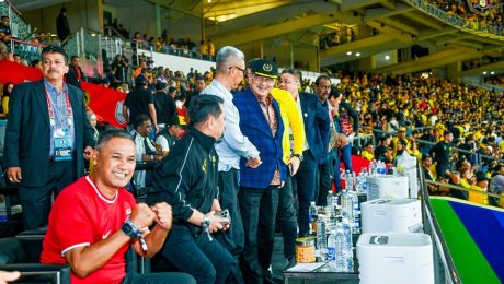 Perlawanan AFF Mitsubishi Electric Cup 2024 antara Malaysia dengan Singapore