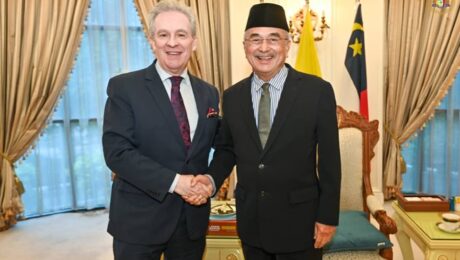 Kunjungan Hormat Perpisahan TYT Ary Norton De Murat Quintella
