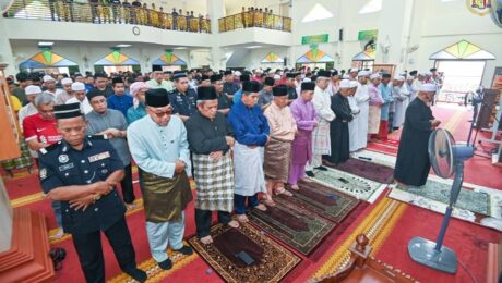 Solat Jumaat di Masjid Al-Nur, Kampung Paya Redan, Tiang Dua