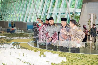 Taklimat mengenai projek Sinarmas land -BSD city (Bumi Serpong Damai) di Tengarang, Jakarta