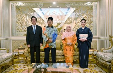 Kunjungan Hormat TYT Katsuhiko Takahashi, Duta Besar Jepun ke Malaysia bersama isteri Madam Takahashi Mami di Istana Melaka