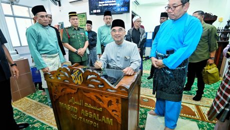 Solat Jumaat di Masjid As Salam, Tampoi, Cheng