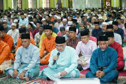 Solat Sunat Hari Aidilfitri Tahun 1445H/2024M di Masjid Al-Azim, Masjid Negeri Melaka