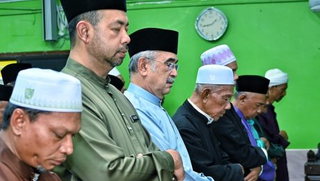 Solat Jumaat di Masjid Khalid Al Walid, Ayer Pasir Machap, Durian Tunggal