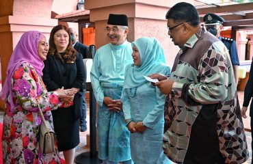 Keberangkatan pulang Kebawah Duli Yang Maha Mulia Seri Paduka Baginda Raja Permaisuri Agong