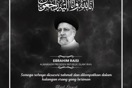Menzahirkan ucapan takziah kepada Almarhum Presiden Republik Islam Iran