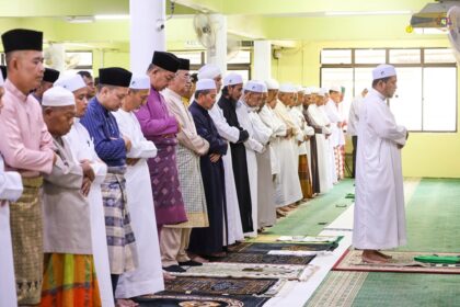 Solat Jumaat di Masjid Al-Wathani, Kampung Bukit Pegoh 2