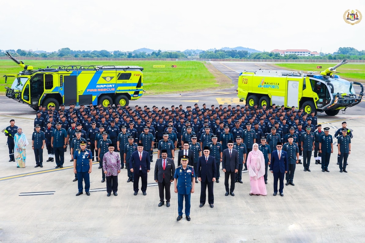 Majlis Perbarisan Tamat Latihan Asas Perkhidmatan Bomba dan Menyelamat Lapangan Terbang (AFRS) Siri 4/2025