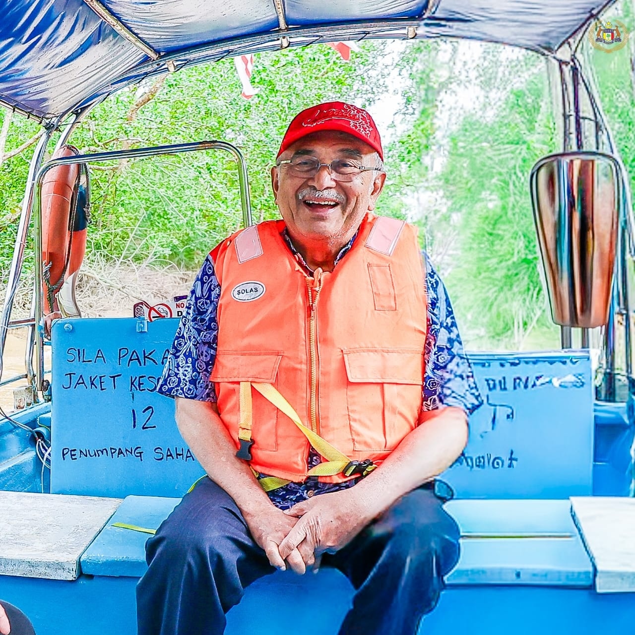Yang di-Pertua Negeri Melaka meluangkan masa cuti umum ke Eko-Pelancongan Sungai Linggi