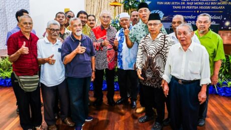 Majlis Menghargai dan Mengukir Kenangan TYT Yang di-Pertua Negeri Melaka Bersama Pesara-Pesara CEB/LLN/TNB Negeri Melaka