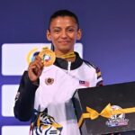 TAHNIAH ATAS KEJAYAAN CHANDRAN SHAHMALARANI MENGHADIAHKAN EMAS UNTUK MALAYSIA