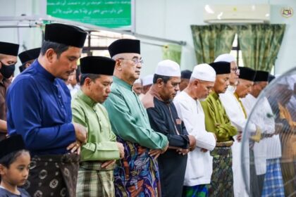 Solat Jumaat di Masjid Ar Rahman, Seri Kesang, Jasin