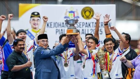 579689644_1305005101639813_8168520632608057941_n Perlawanan Akhir dan menyempurnakan Majlis Penyampaian Hadiah Kejohanan Sepak Takraw Piala Tun Ali 2025