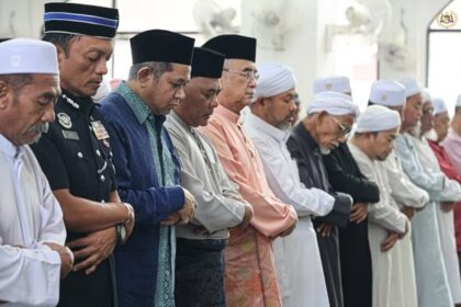 Solat Jumaat di Masjid Al-Abrar, Kampung Balik Bukit, Bukit Lintang