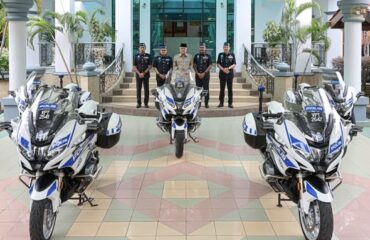 The Handing Over Ceremony of High-Power Motorcycles to the Assignment of Security Control and Police Escort of the Royal Malaysia (PDRM)