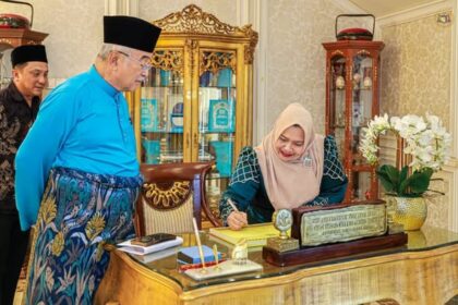 Kunjungan Hormat daripada Ibu Kasmarni, Bupati Bengkalis dan Bapak Dr. Ersan Saputra, Sekretaris Daerah (Sekda)