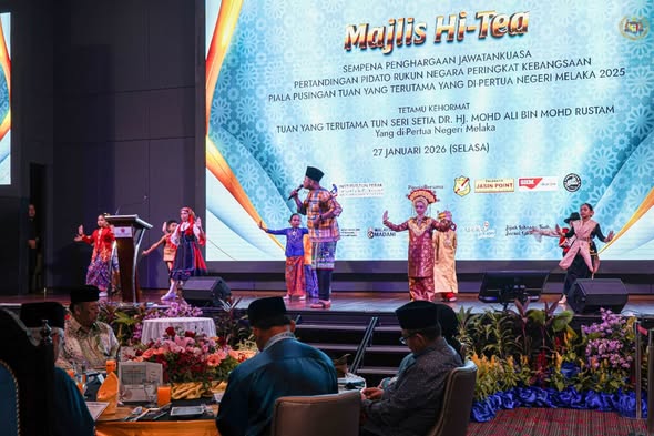 Majlis Hi-Tea sempena Pertandingan Pidato Rukun Negara Peringkat Kebangsaan Piala Pusingan TYT Yang di-Pertua Negeri Melaka