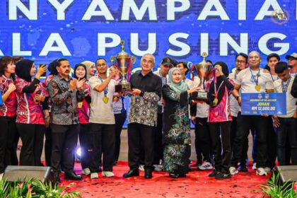 Majlis Penutup dan Penyampaian Hadiah Kejohanan Liga Bola Sepak Piala Tuan Yang Terutama Tun Seri Setia Dr. Haji Mohd Ali Bin Mohd Rustam (Governor Cup) Edisi Keempat Dan Liga Bola Jaring Piala Yang Amat Berbahagia Toh Puan Datuk Wira (Dr.) Hajah Asmah Binti Ab Rahman