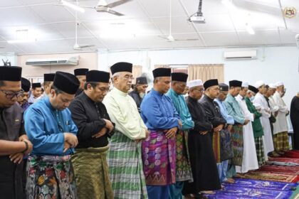 Solat Jumaat di Masjid Al Marbawi, Kampung Anak Ayer Merbau, Bemban