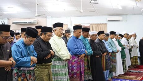 Solat Jumaat di Masjid Al Marbawi, Kampung Anak Ayer Merbau, Bemban