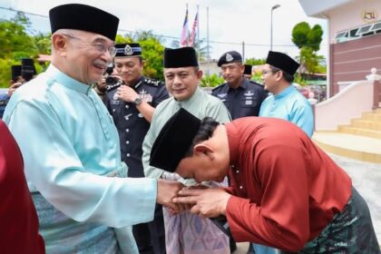 Merasmikan Masjid Al-Hakeem, Kampung Tehel, Jasin
