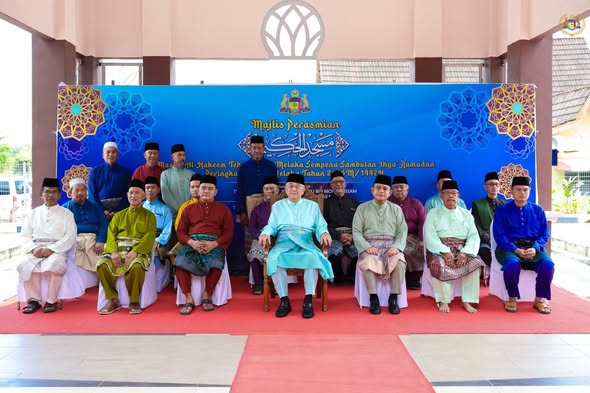 Merasmikan Masjid Al-Hakeem, Kampung Tehel, Jasin