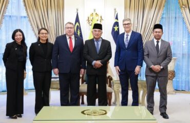 Kunjungan Hormat Encik David H. Gamble Jr., Pegawai Bahagian Kuasa Usaha Sementara, Pejabat Kedutaan Besar Amerika Syarikat