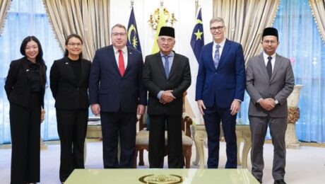 Kunjungan Hormat Encik David H. Gamble Jr., Pegawai Bahagian Kuasa Usaha Sementara, Pejabat Kedutaan Besar Amerika Syarikat