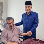 Menziarahi YBhg. Datuk Wira Dr. Haji Abu Bakar bin Mohamad Diah, mantan Timbalan Menteri Sains, Teknologi dan Inovasi serta menziarahi YBhg. Datin Awateff iaitu balu kepada Allahyarham Prof. Datuk Amir Baharuddin