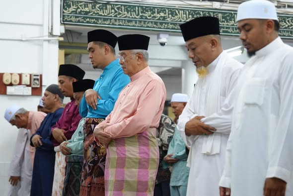 Solat Jumaat di Masjid Al Ghafur, Merlimau Pasir, Melaka
