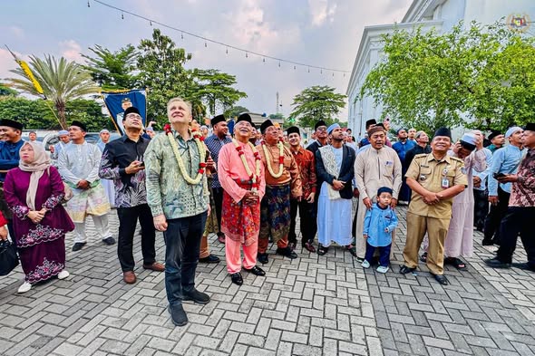 Perasmian Pusat Tahfiz Nurul Musthopa di Jawa Barat, Indonesia